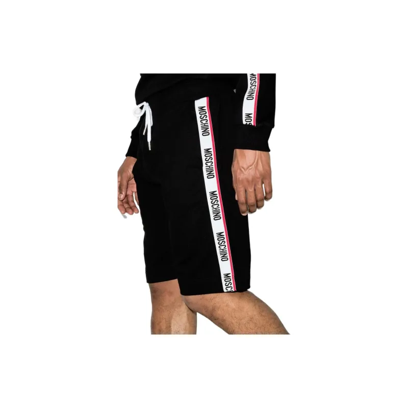MOSCHINO Sports Shorts Men Black-3