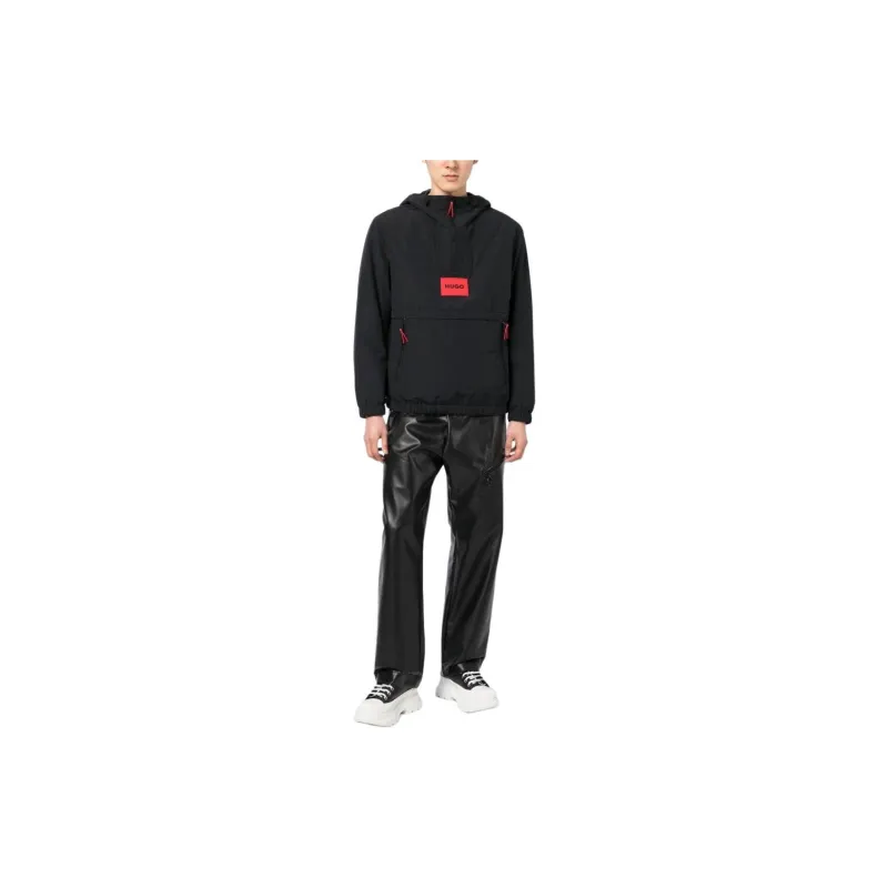 HUGO BOSS Logo Patch Hooded Jacket-1