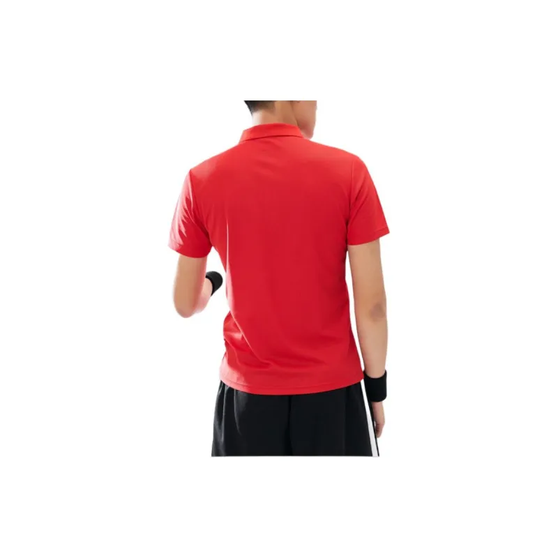 XTEP Comprehensive Training Short Sleeved Polo Shirt Men's Red-3