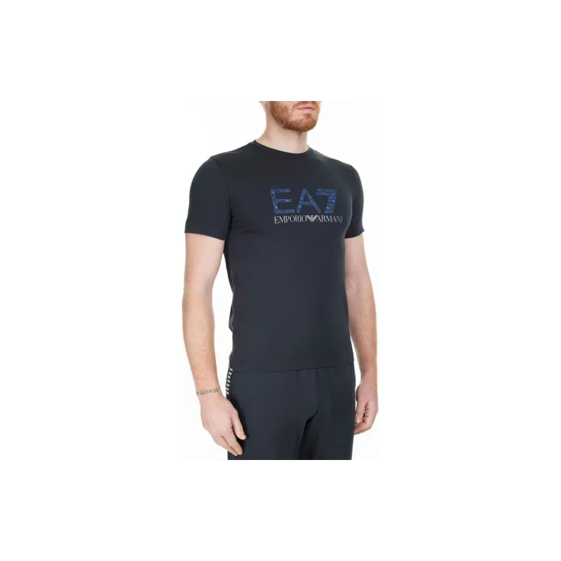 EMPORIO ARMANI T Shirts Men Night Blue-5
