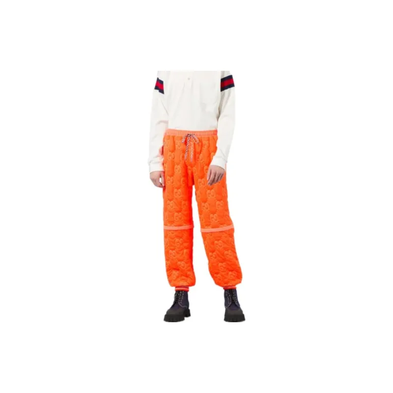GUCCI Cosmogonie SS23 Casual Pants Unisex Orange-3
