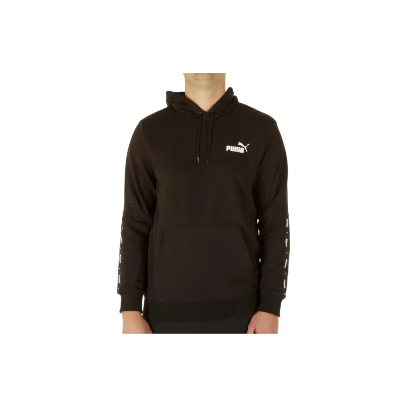 PUMA Essential+ Sweat À Capuche Tape Homme Sweatshirt Men's Black-3
