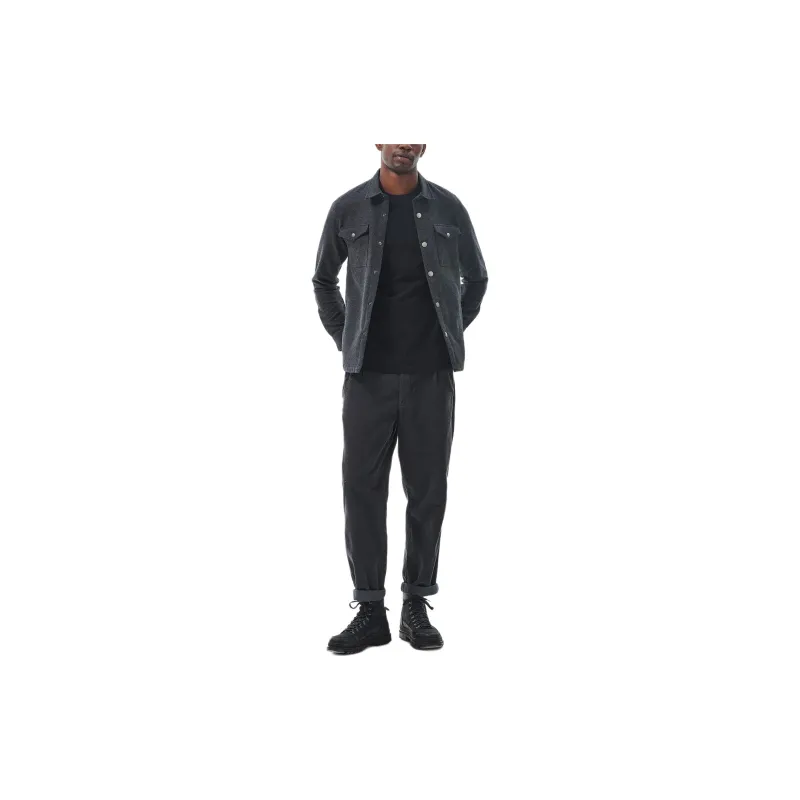 BARBOUR Barbour Carrbridge Overshirt Shirt Men's Soot Marl-1
