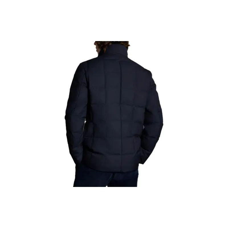 FAY High-Neck Quilted Straight Hem Jacket-3