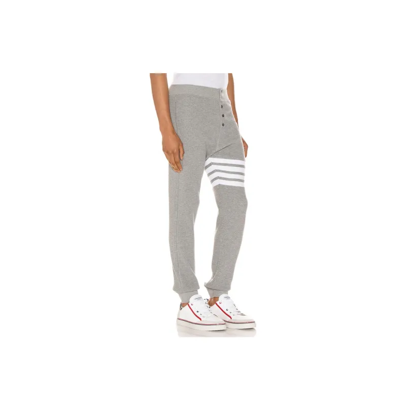 THOM BROWNE Ottoman Rib 4 Bar Stripe Track Pants-5