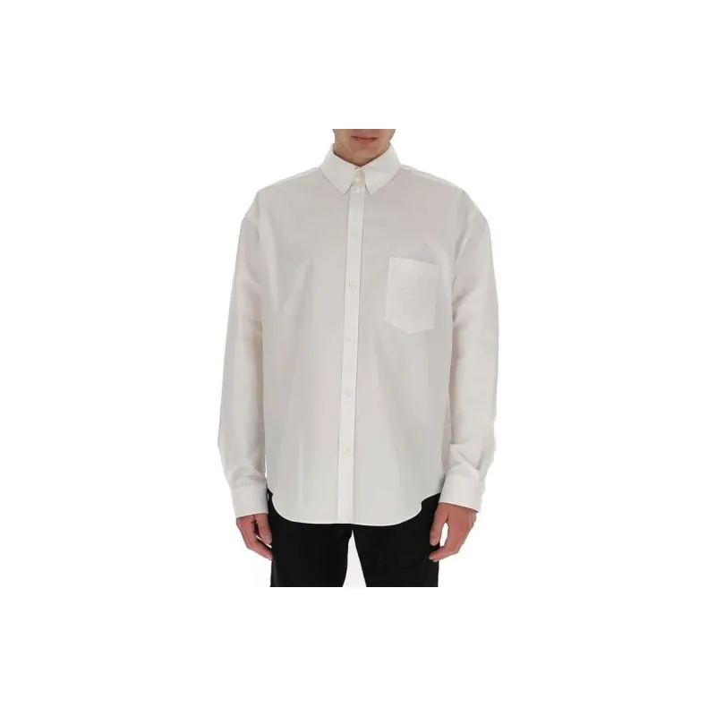 Balenciaga Logo Embroidered Shirt-2