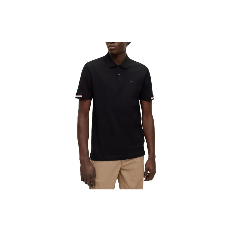 HUGO BOSS Rubberized Logo Regular Fit Polo Shirt-2