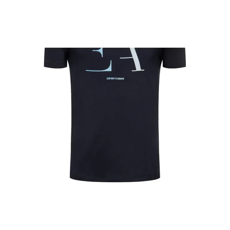 EMPORIO ARMANI T Shirts Men Navy Blue-3