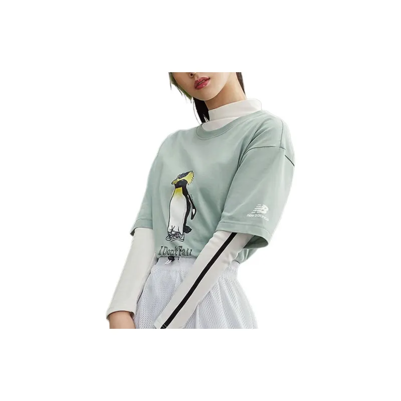 New Balance T Shirt Unisex Light Green-2