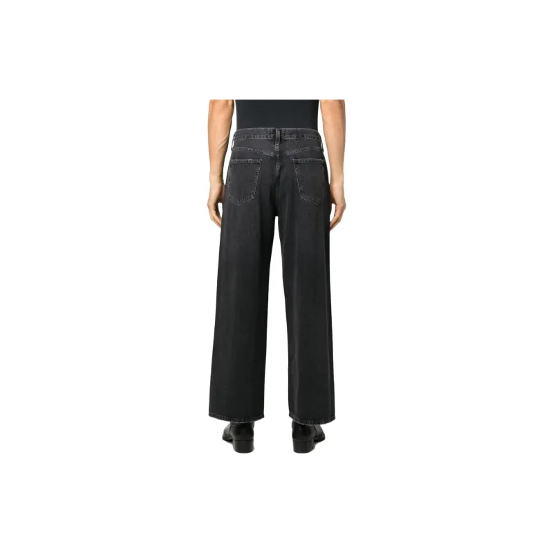 AGOLDE Straight Hem Wide Leg Jeans-2