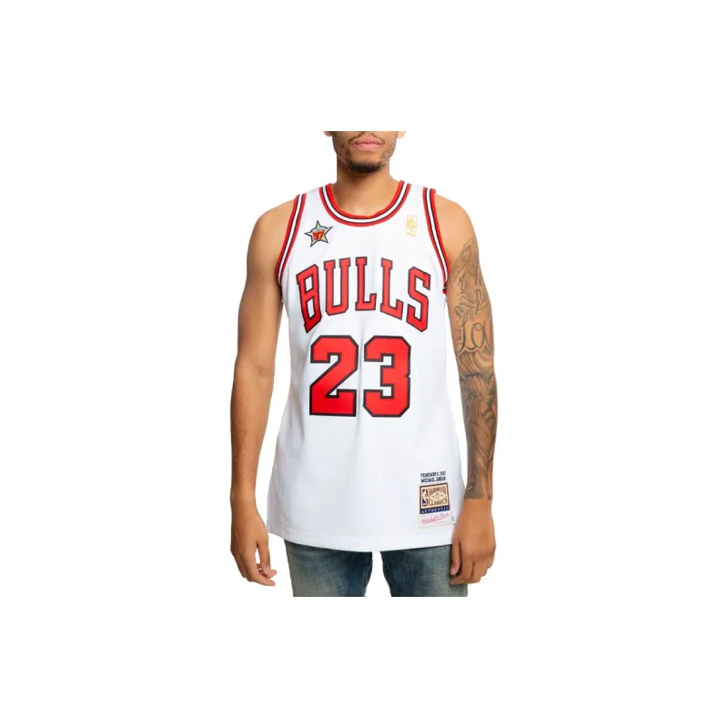 Mitchell & Ness Basketball Jerseys Men's White-2