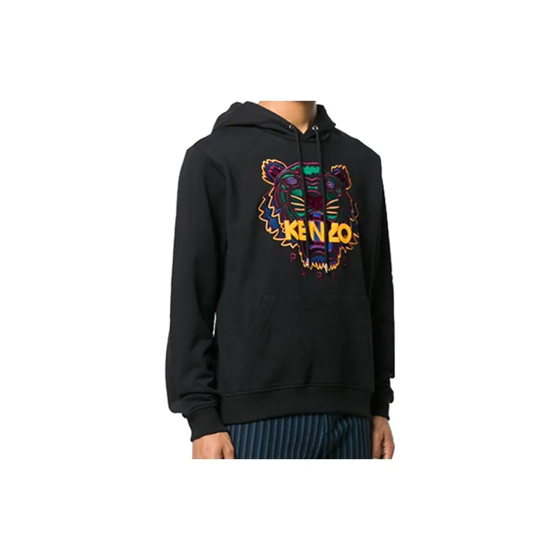 KENZO Tiger Logo Embroidered Hoodie-2