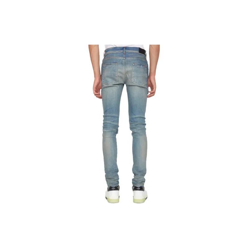 AMIRI MX1 Suede Skinny Jeans-3