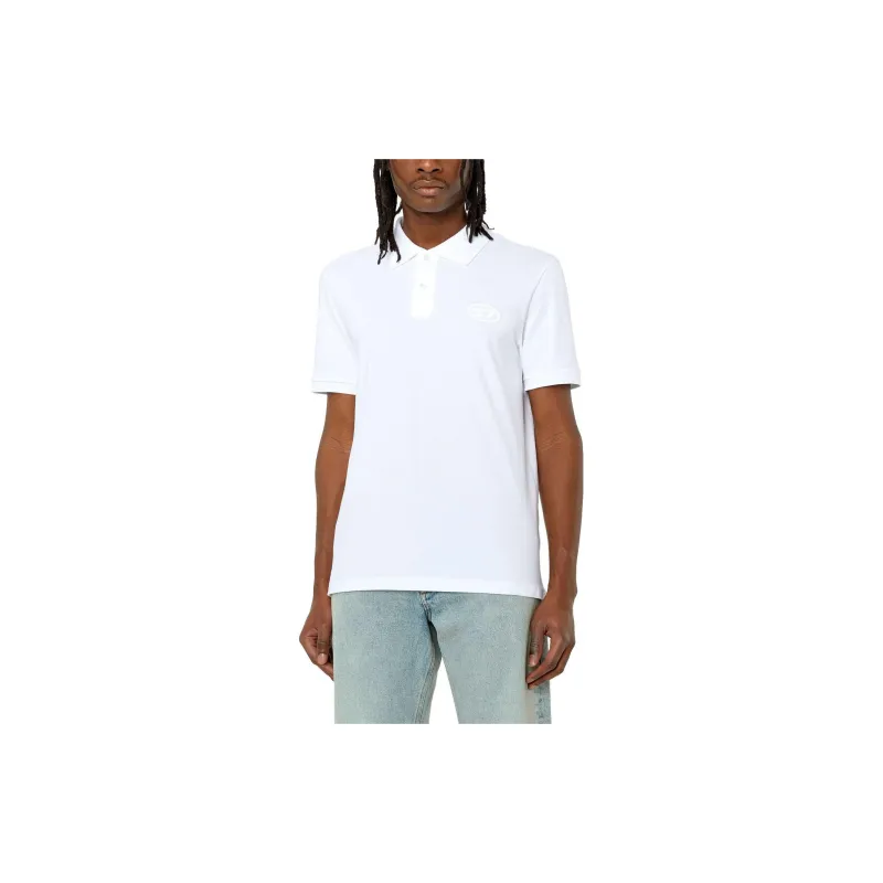 DIESEL Polo Shirts Men White-1