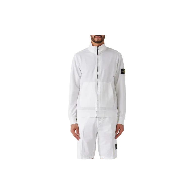 STONE ISLAND Compass Cotton Zip up Hoodie-1