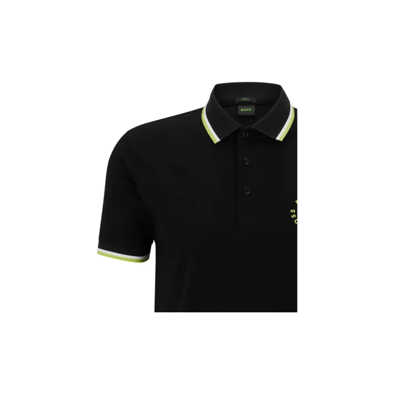 HUGO BOSS Polo Shirt Men's Black-4
