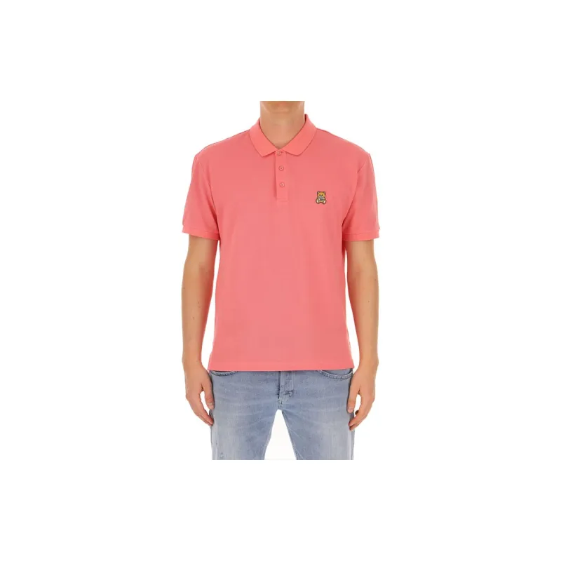 MOSCHINO Polo Shirts Men Pink-3