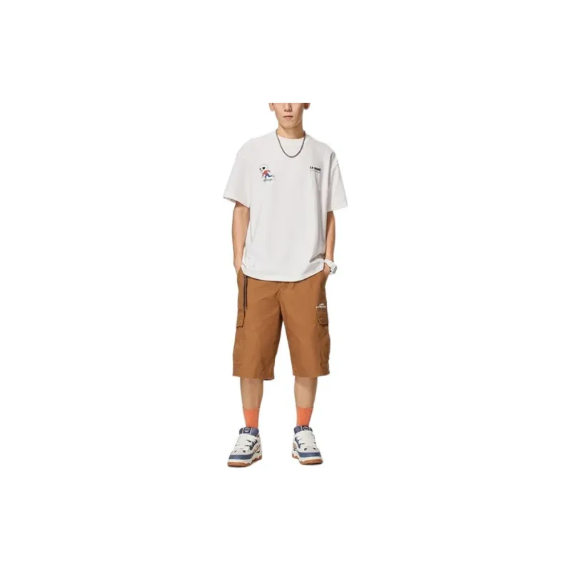 LiNing T Shirts Unisex Ivory-2