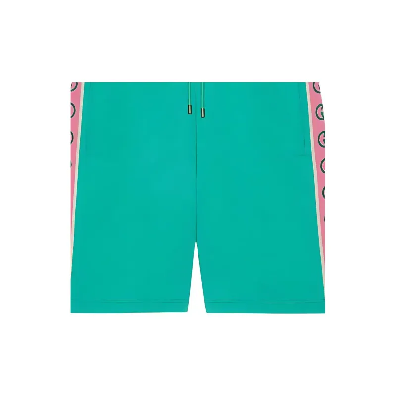 GUCCI Pineapple Casual Shorts Men Green-6