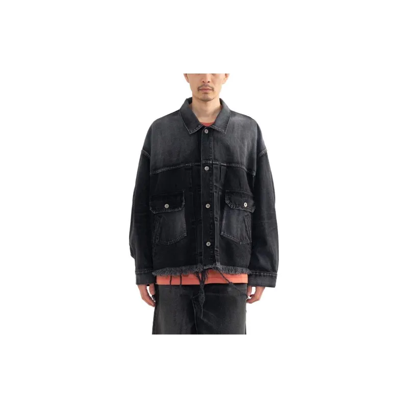 Doublet Distressed Denim Jacket-2
