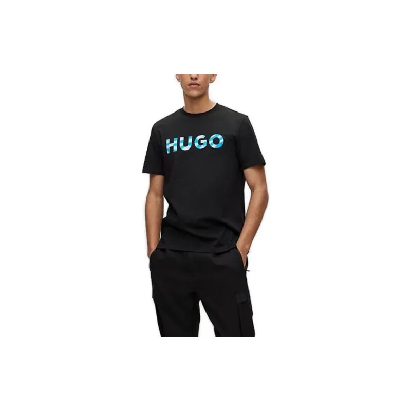 HUGO BOSS T Shirts Men Black-2