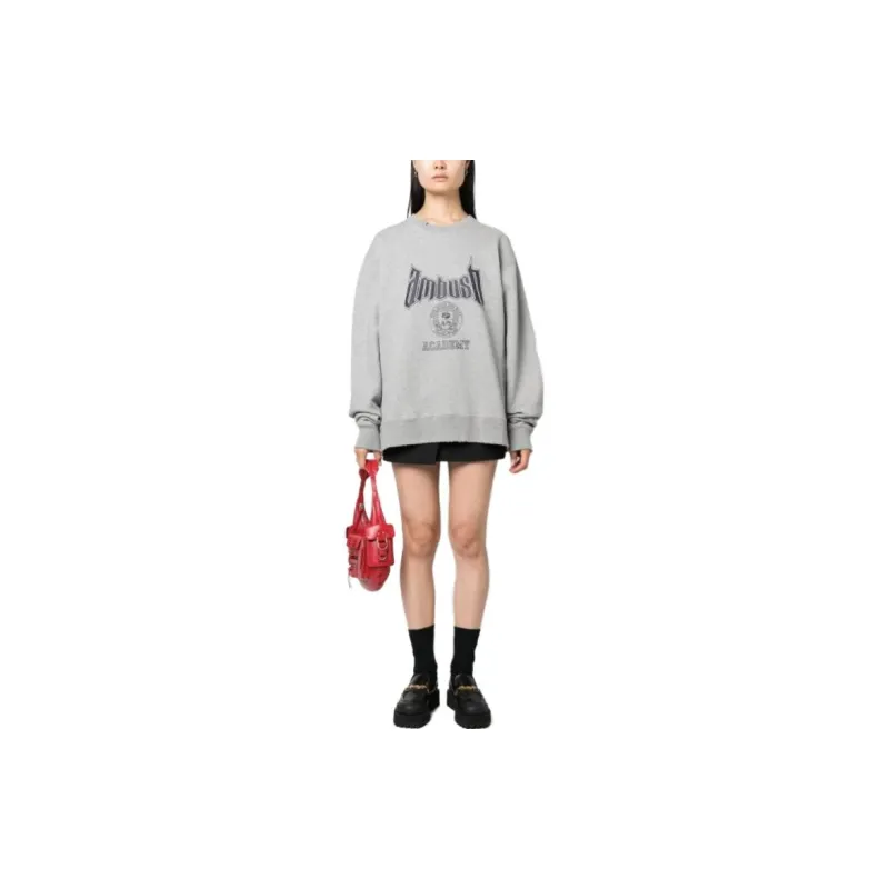 AMBUSH Logo Printed Crewneck Sweatshirt-4