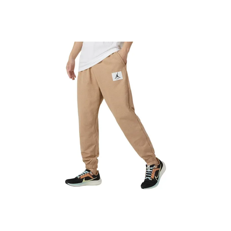 Jordan Knitted Sports Pants Men's Khaki-3