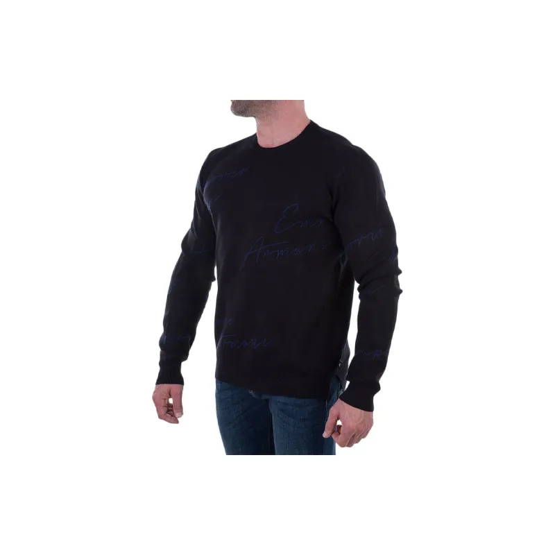 EMPORIO ARMANI Knitwear Men's Navy Blue-3