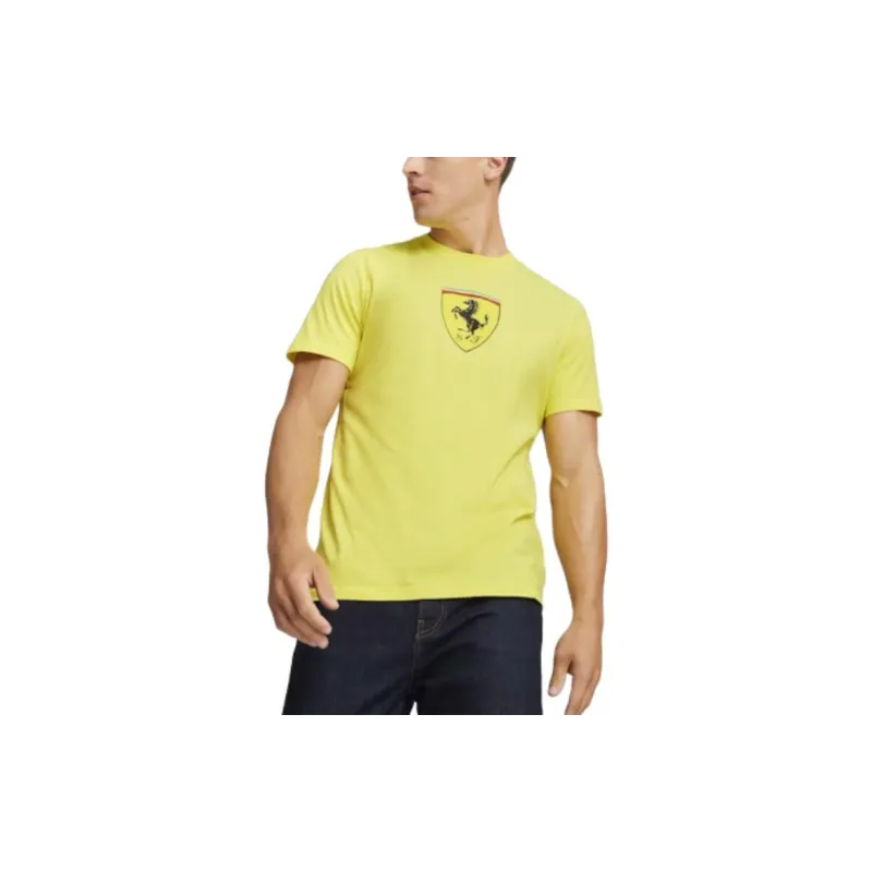 PUMA Scuderia Ferrari T-Shirts Men Yellow-2