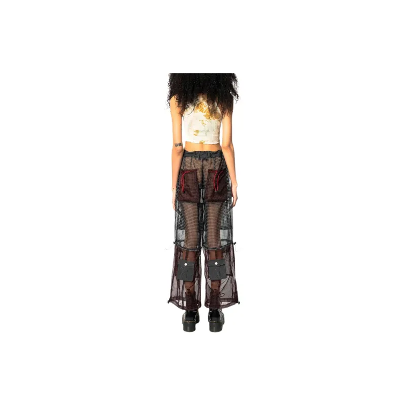FRIED RICE Cargo Pants Unisex Black-4