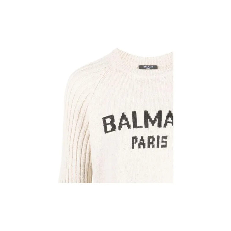 BALMAIN Sweaters Men White-4