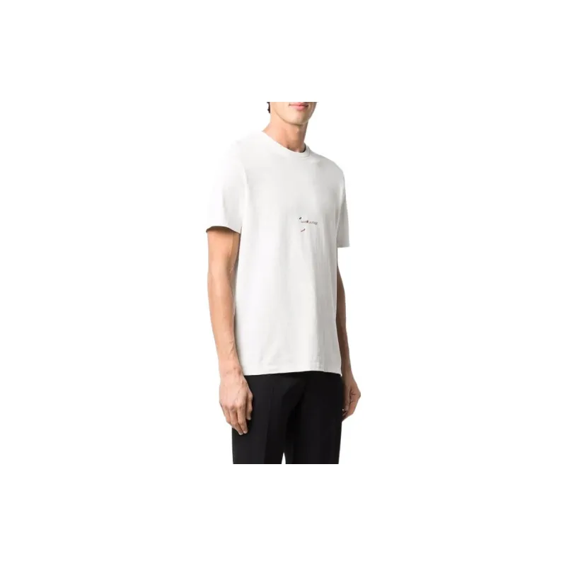 SAINT LAURENT T Shirt Men's White-3