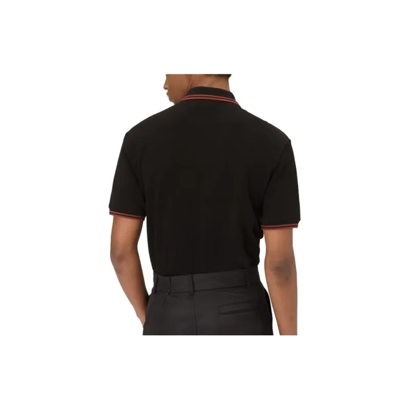BALLY SS23 Polo Shirt Men's Black-3