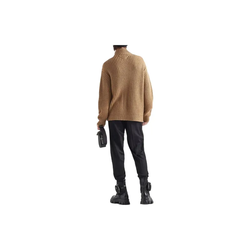 PRADA SS23 Sweater Men's Camel Brown-2