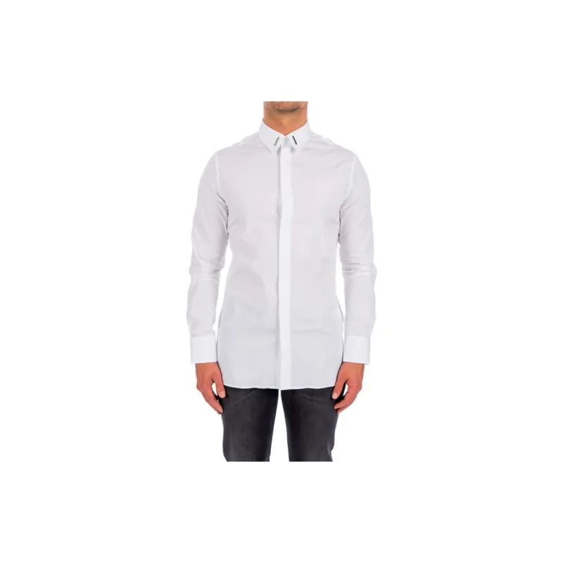 Givenchy Shirts Men White-2