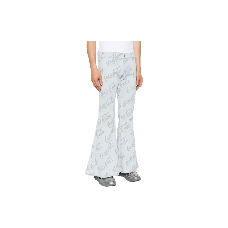 ERL X Coca Cola Jacquard Flared Jeans-3