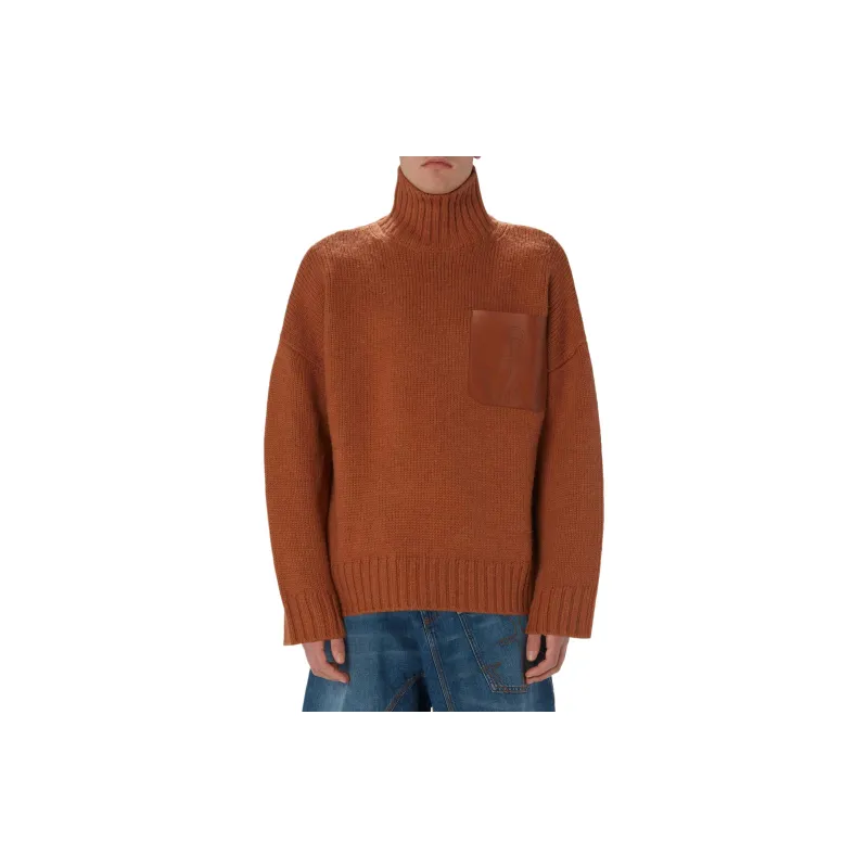 JW Anderson Patch Pocket Turtleneck Knitted Jumper-3