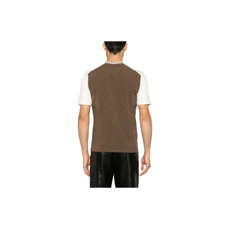 BALMAIN T-Shirts Men Brown-3