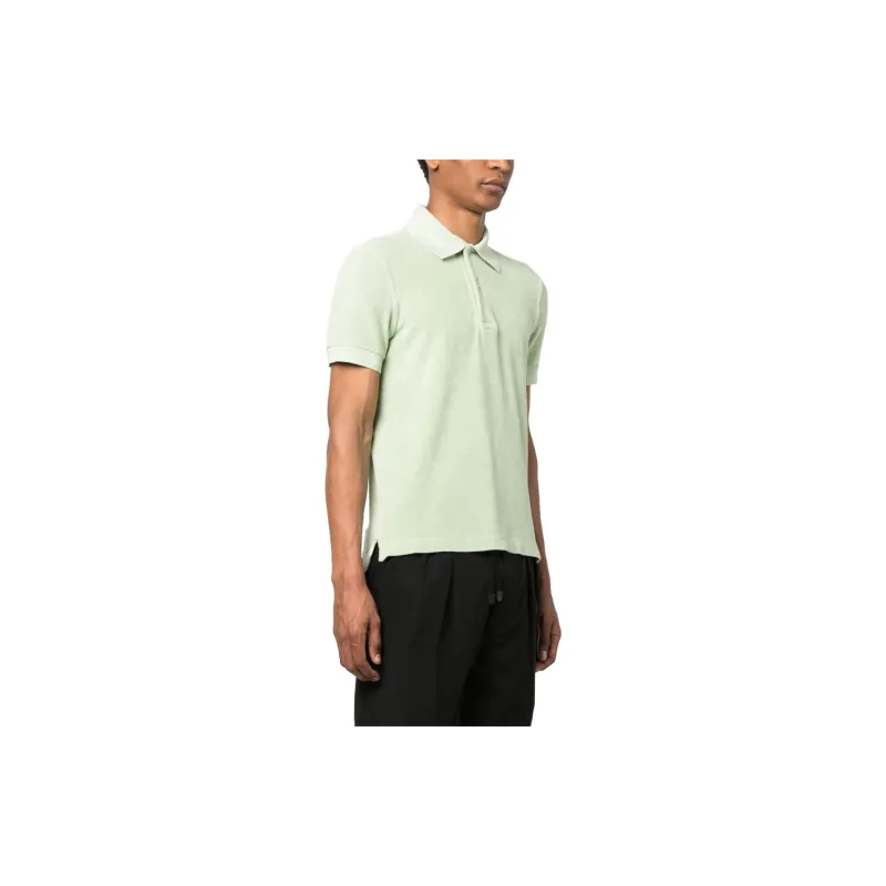 TOM FORD Towelling Cotton blend Polo Shirt-3