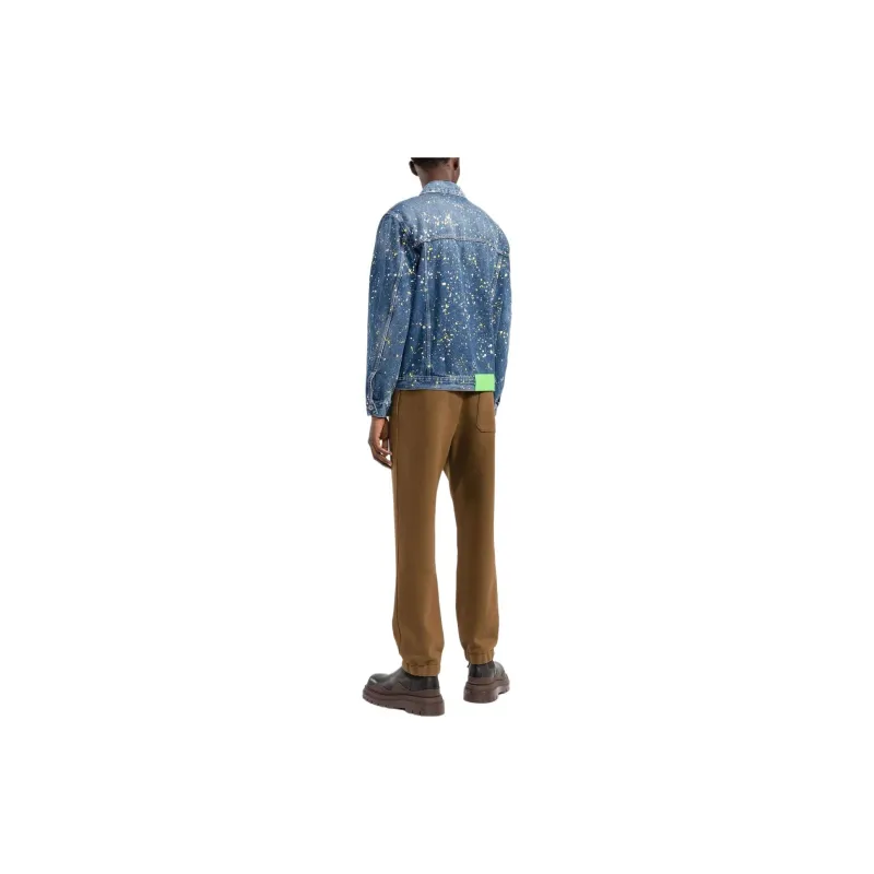 OFF WHITE Paint Skate Denim Jacket-2