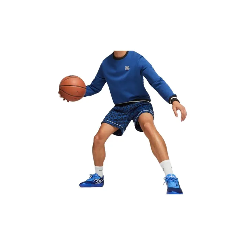 PUMA Puma Hoops X Golf Crew Sweatshirt Men's Blue-2