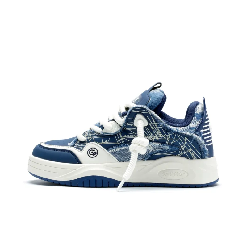 KUX Coverage Anti-Slip And Wear-Resistant Low-Top Skateboard Shoes Unisex-5