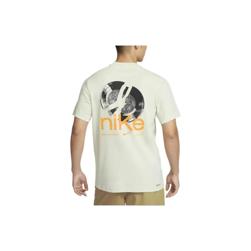 Nike T Shirts Men Light Green-4