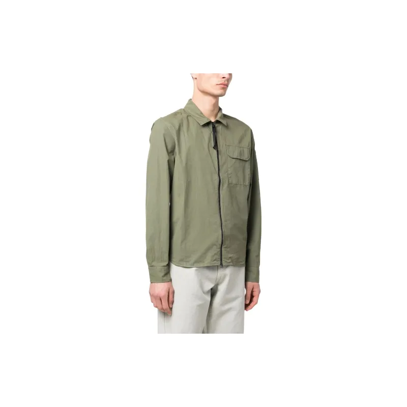 C.P.Company Zip up Gabardine Overshirt-3