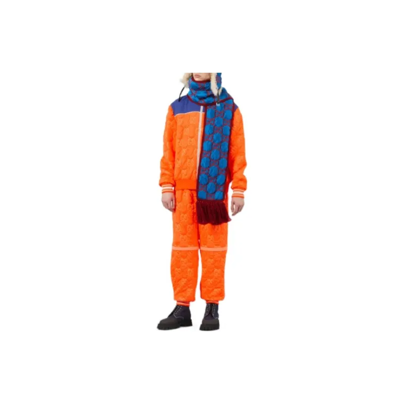 GUCCI Cosmogonie SS23 Casual Pants Unisex Orange-2