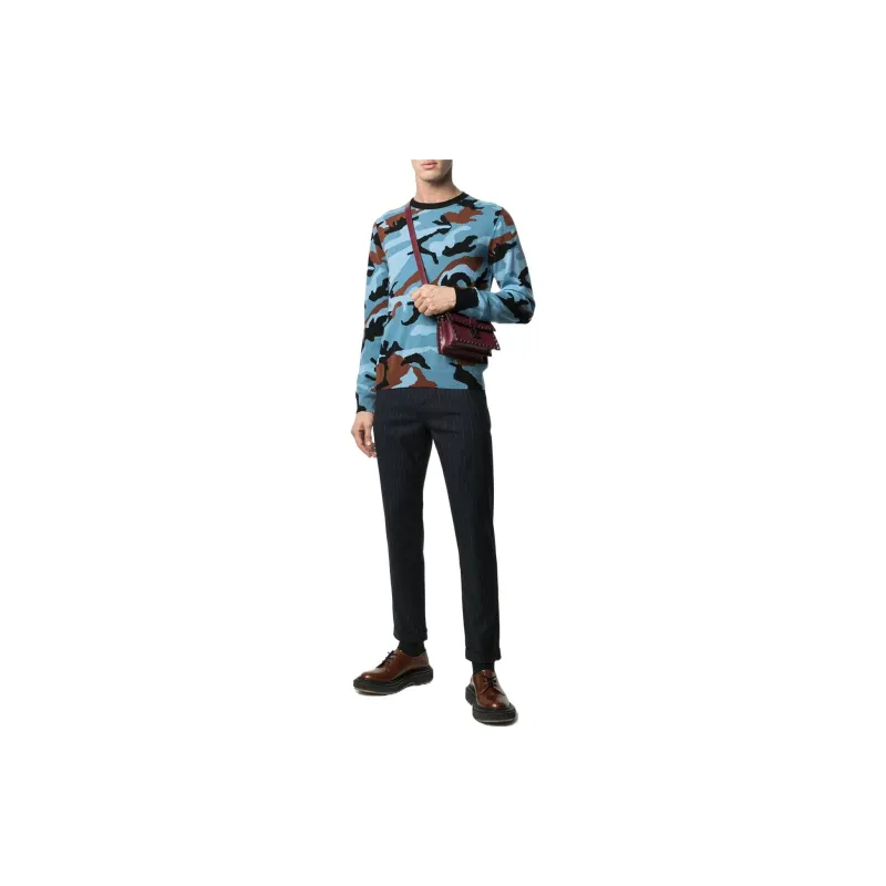 Valentino Cashmere Sweater Men's Blue-1