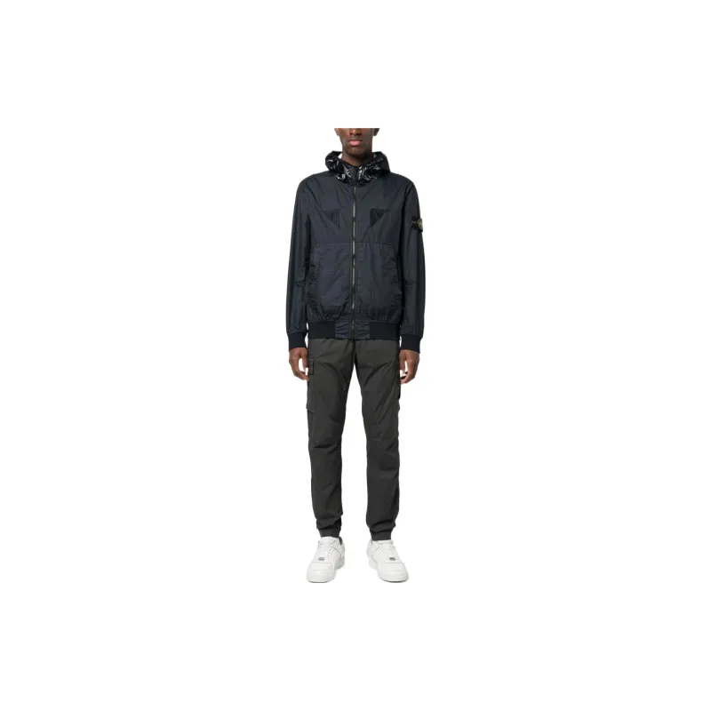 STONE ISLAND SS23 Casual Pants Men's Carbon Gray-1