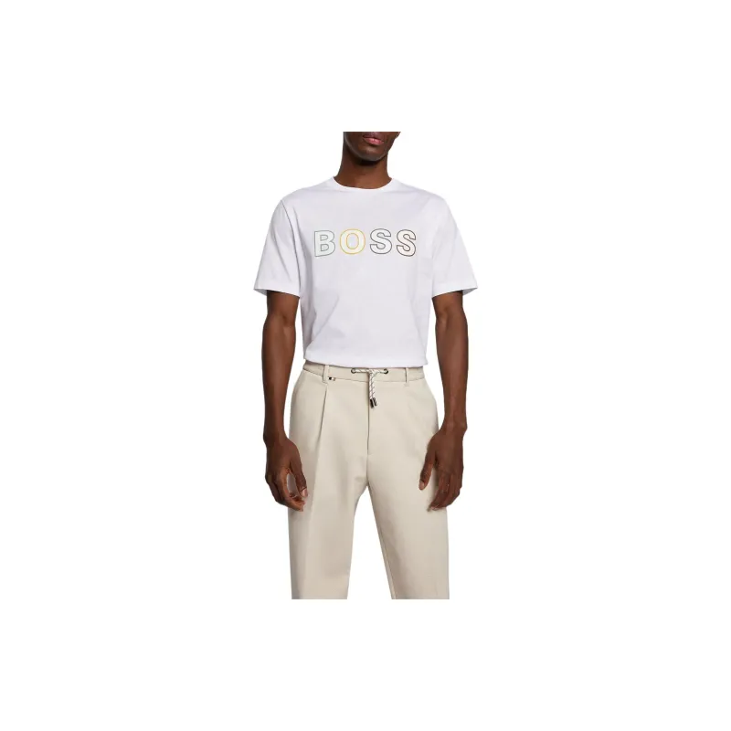 HUGO BOSS T Shirts Men White-2