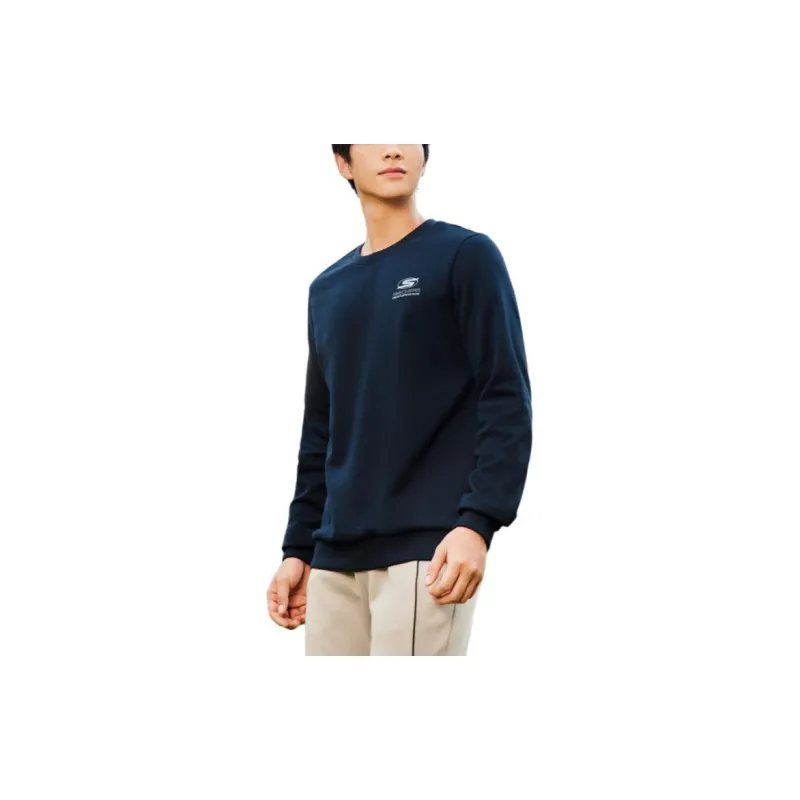 Skechers Basic Sports Series Sweatshirt Men's Carbon Black-3