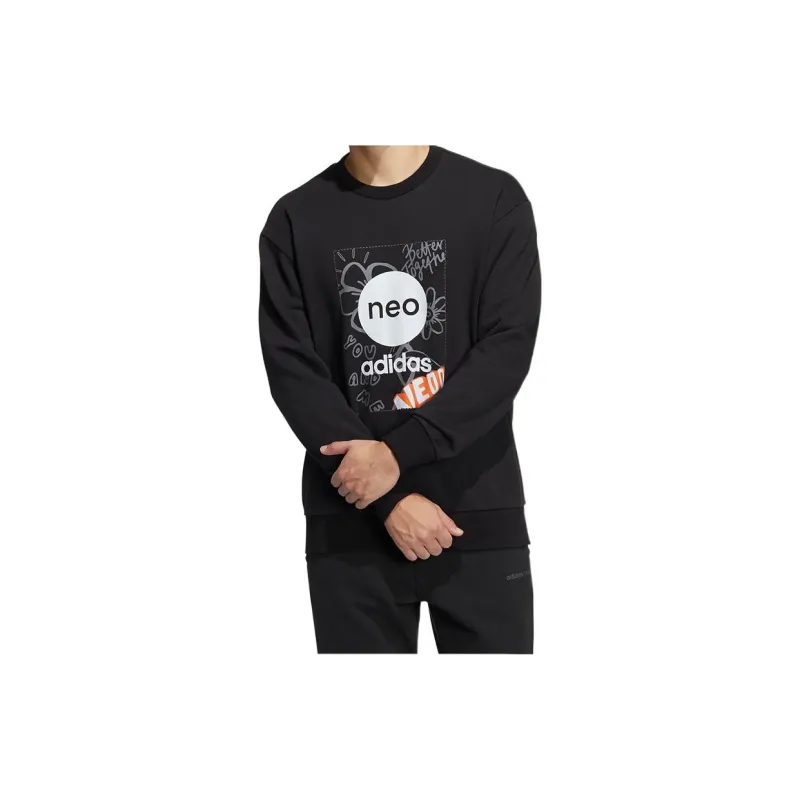 Adidas Sweatshirts Men Black-2